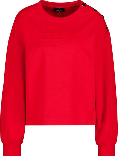 Sweatshirt mit Prägeschrift chilli pepper