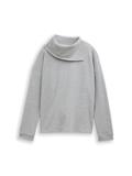 Sweatshirt mit Rollkragen medium silver grey melange