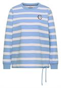 Sweatshirt mit Rundhals und Tunnelzug easy blue