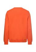 Sweatshirt mit Rundhalsausschnitt burned orange