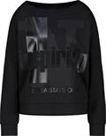 Sweatshirt mit Schrift schwarz
