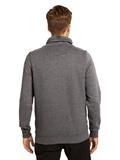 Sweatshirt mit Stehkragen anthracite melange