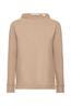 Sweatshirt mit Stehkragen, Baumwollmix taupe