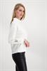 Sweatshirt mit Stehkragen off-white