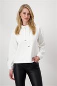 Sweatshirt mit Stehkragen off-white