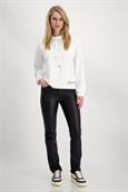 Sweatshirt mit Stehkragen off-white