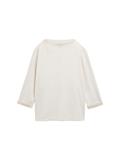 Sweatshirt mit Stehkragen sand stone beige melange