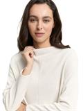 Sweatshirt mit Stehkragen sand stone beige melange
