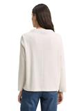 Sweatshirt mit Stehkragen sand stone beige melange