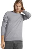 Sweatshirt mit Stepp-Struktur light stone grey melange