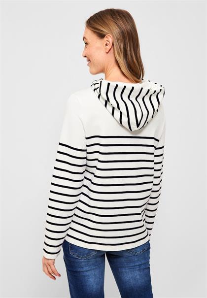 Sweatshirt mit Streifen deep blue