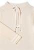 Sweatshirt mit Strickärmeln pearl beige