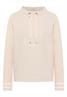Sweatshirt mit Strickärmeln pearl beige