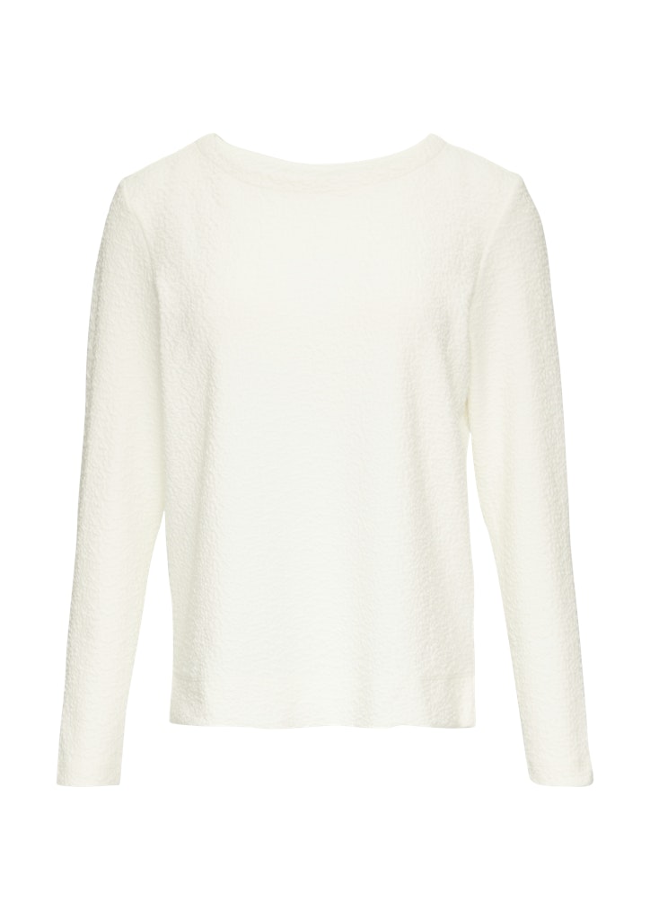 s.Oliver Longsweatshirt mit Crinkle Optik günstig online kaufen