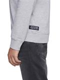 Sweatshirt mit Struktur light stone grey melange