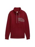 Sweatshirt mit Textprint burgundy dark red