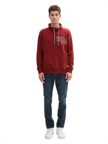 Sweatshirt mit Textprint burgundy dark red