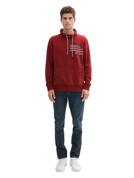 Sweatshirt mit Textprint burgundy dark red