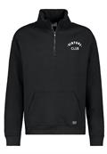 Sweatshirt mit Troyerkragen black