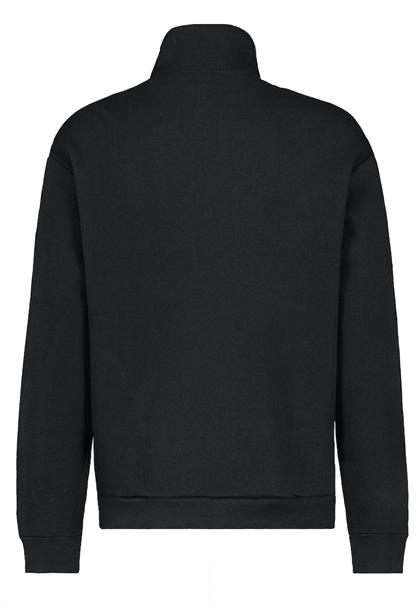Sweatshirt mit Troyerkragen black