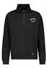 Sweatshirt mit Troyerkragen black