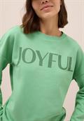 Sweatshirt mit Tunnelzug fennel green