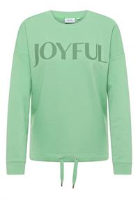 Sweatshirt mit Tunnelzug fennel green