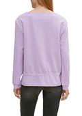 Sweatshirt mit Tunnelzug lila