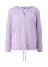 Sweatshirt mit Tunnelzug lila