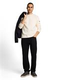 Sweatshirt mit Waffelstruktur gardenia white