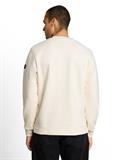 Sweatshirt mit Waffelstruktur gardenia white