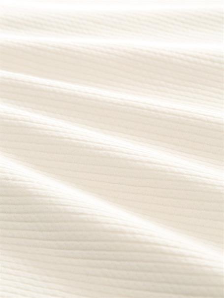 Sweatshirt mit Waffelstruktur gardenia white