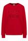 Sweatshirt mit Wording fiery red