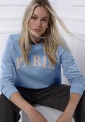 Sweatshirt mit Wording frosted blue