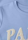 Sweatshirt mit Wording frosted blue