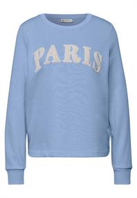 Sweatshirt mit Wording frosted blue