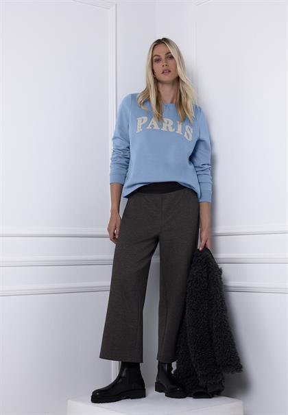 Sweatshirt mit Wording frosted blue