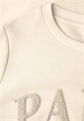Sweatshirt mit Wording soft beige