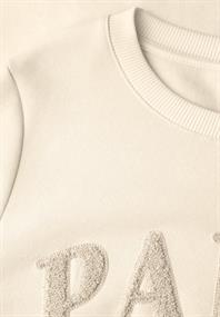 Sweatshirt mit Wording soft beige