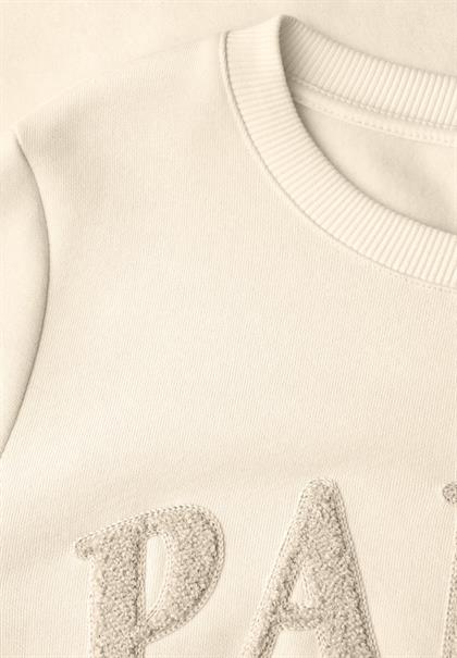 Sweatshirt mit Wording soft beige
