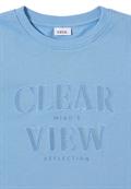 Sweatshirt mit Wording sporty light blue