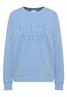 Sweatshirt mit Wording sporty light blue