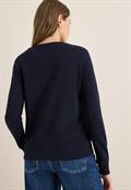 Sweatshirt mit Wording urban dark blue