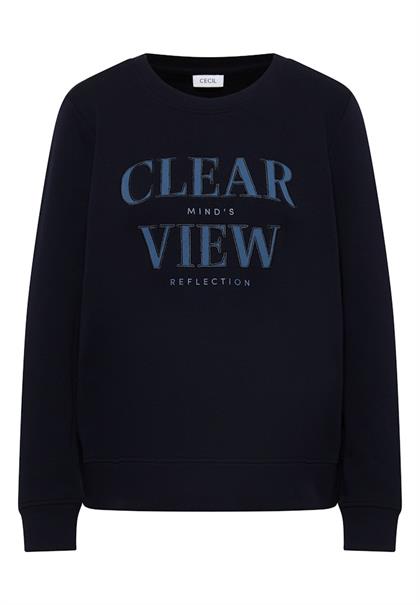 Sweatshirt mit Wording urban dark blue