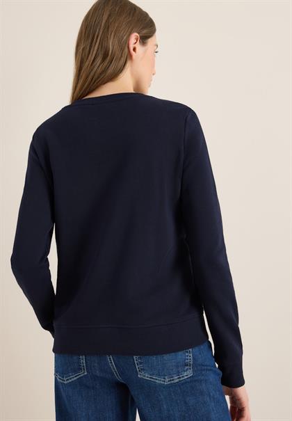 Sweatshirt mit Wording urban dark blue