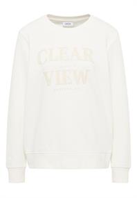 Sweatshirt mit Wording vanilla white