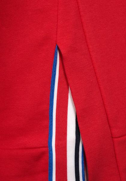 Sweatshirt mit Wording vibrant red