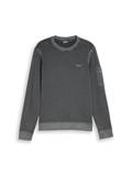 Sweatshirt mit Ärmeltasche tarmac grey