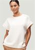 Sweatshirt patch creamsilver