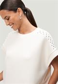 Sweatshirt patch creamsilver
